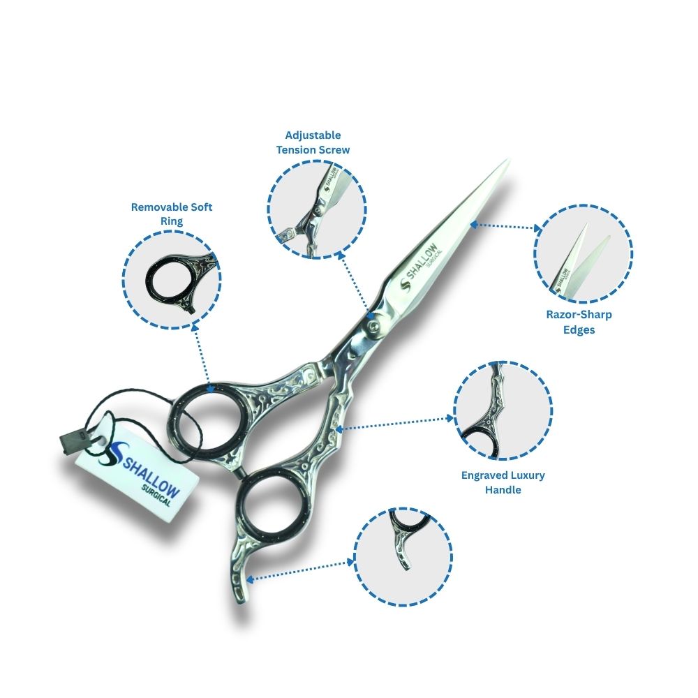 Kit de Barbería Profesional Plata Antigua - Edición con Grabado Artístico - Image 2