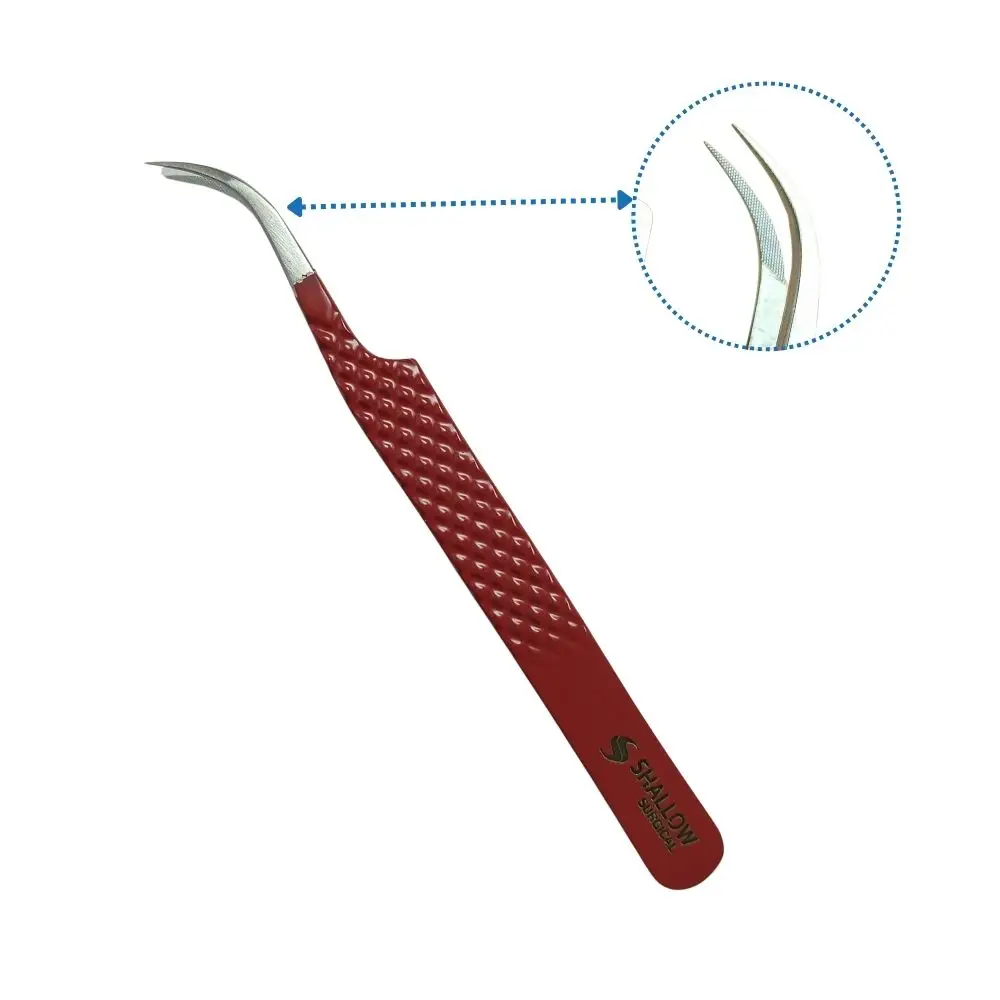 Set Dúo de Pinzas "Red Diamond" - Kit de 2 Piezas para Pestañas - Image 3