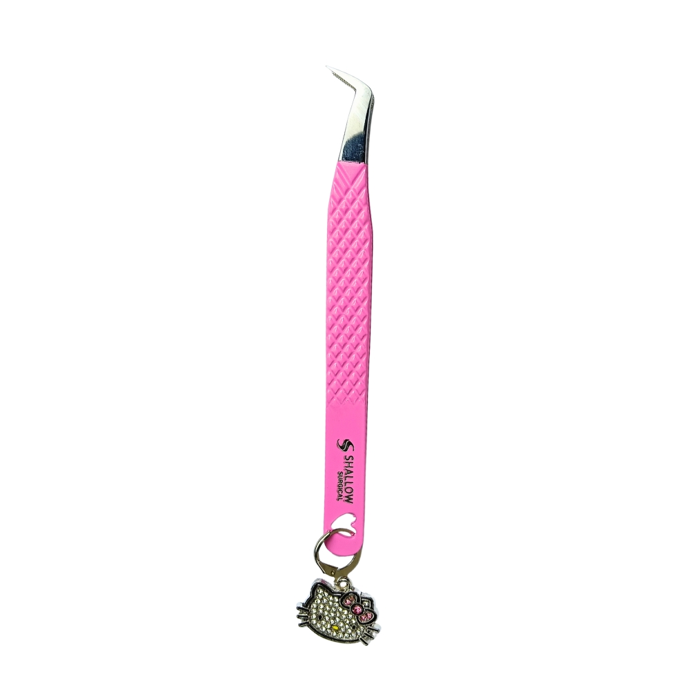 Set de 2 Pinzas Premium Rosa Pastel con Charms de Lujo – Edición Shallow Surgical - Image 3