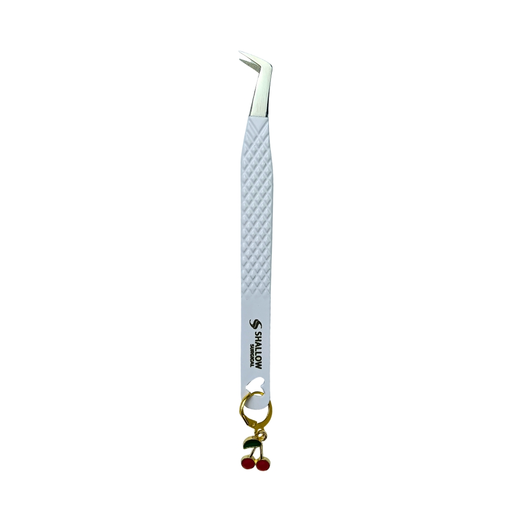 Set de 2 Pinzas Premium con Charm "Cereza" – Edición Especial Shallow Surgical - Image 4
